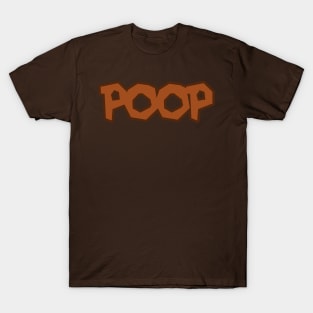 This shirt says POOP on it T-Shirt